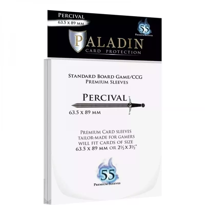 Sleeves Percival - Standard - 63,5x89mm - En quête de jeux