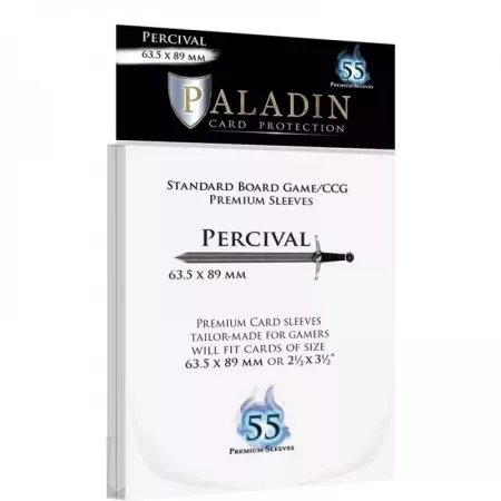Sleeves Percival - Standard - 63,5x89mm - En quête de jeux