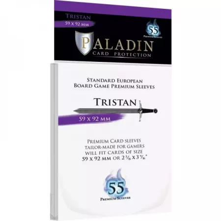 Sleeves Paladin Tristan 59x92mm | Protège-carte