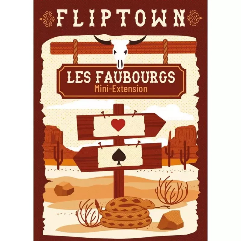 Extension Les faubourgs pour le jeu Fliptown - En quête de jeux