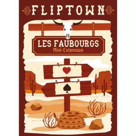 Extension Les faubourgs pour le jeu Fliptown - En quête de jeux