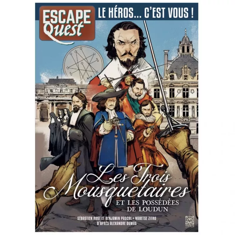 Livre-jeu - Escape Quest : Les trois mousquetaires et les possédées de Loudun - En quête de jeux