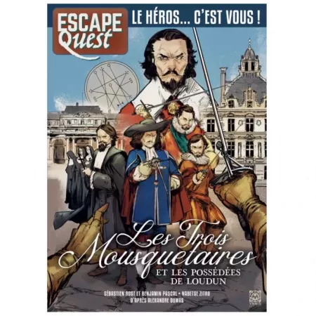 Escape Quest Mousquetaires | Livre-jeu d’enquête