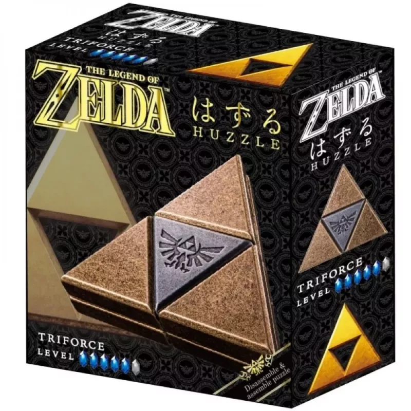 Huzzle Zelda Triforce | Casse-tête métal logique