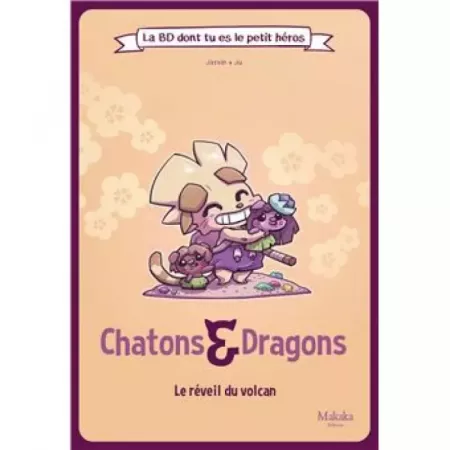 Livre dont vous êtes le petit Héros - Chatons & Dragons : Le réveil du volcan - En quête de jeux