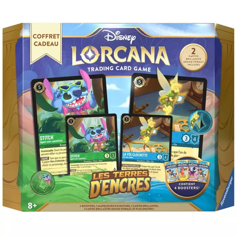 TCG Lorcana - Chapitre 3 : Coffret cadeau - En Quête de Jeux TCG Lorcana - Chapitre 3 : Coffret cadeau - En Quête de Jeux