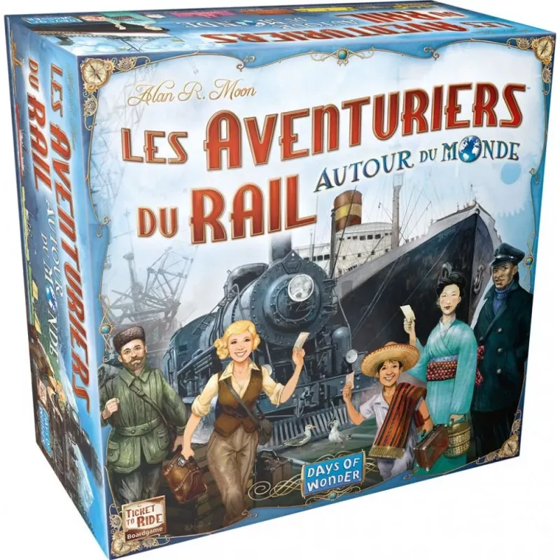 Les Aventuriers du Rail : Autour du Monde - En Quête de Jeux