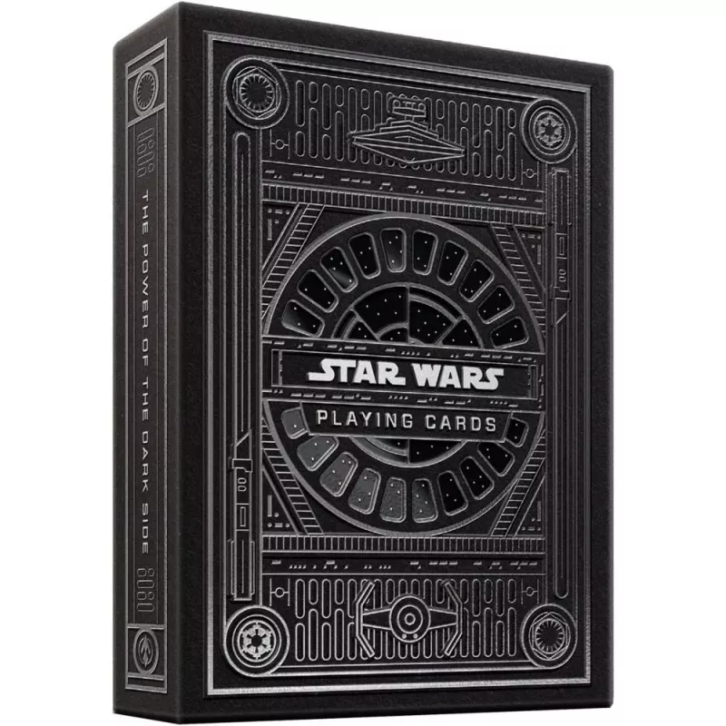 Jeu de 54 cartes Theory 11 : Star Wars Dark Side BLACK - En Quête de Jeux