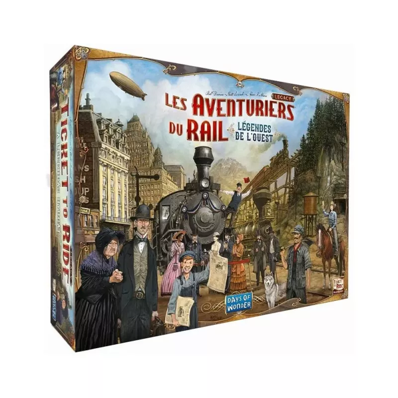 Jeu Legacy Les aventuriers du rail - En quête de jeux