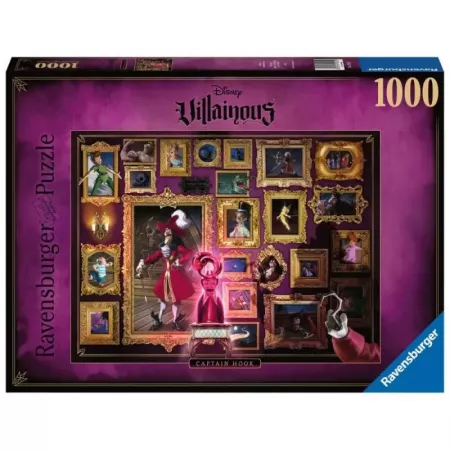 Puzzle Disney Villainous - Capitaine Crochet 1000 pièces - En quête de jeux