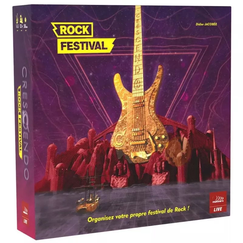 Jeu coopératif Rock festival - En quête de jeux Jeu coopératif Rock festival - En quête de jeux