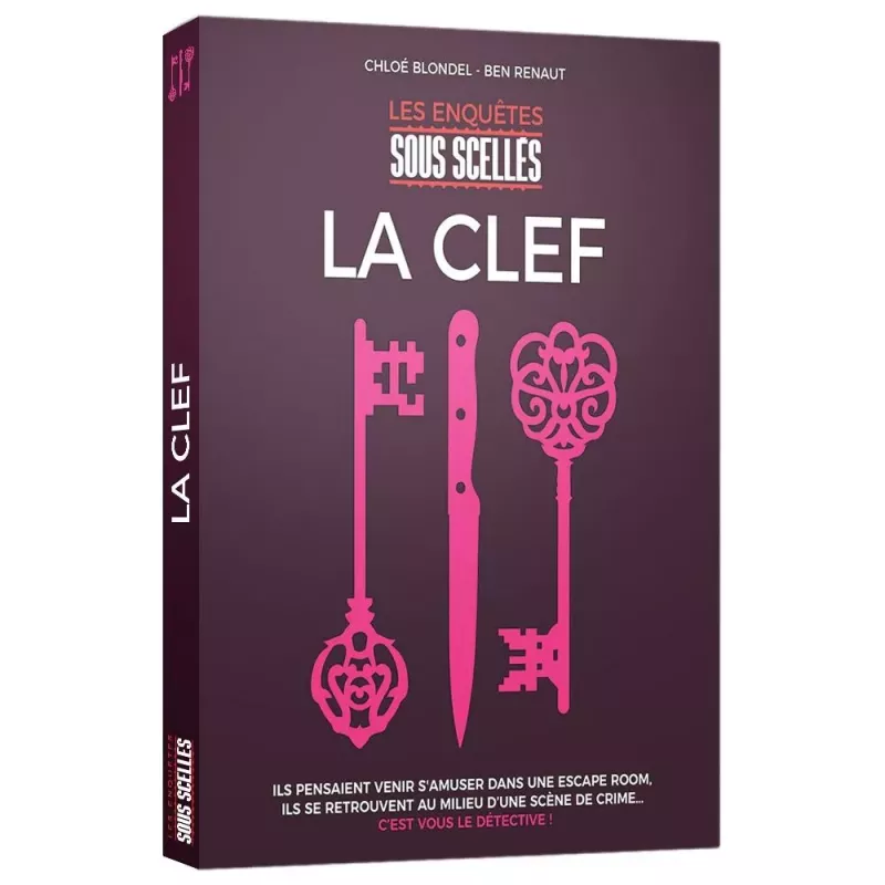 Jeu d'enquête Sous scellés : La clef - En quête de jeux Jeu d'enquête Sous scellés : La clef - En quête de jeux