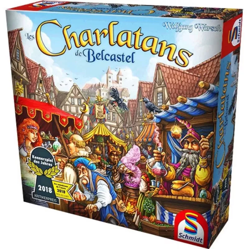 Jeu de gestion Les Charlatans de Belcastel - En Quête de Jeux Jeu de gestion Les Charlatans de Belcastel - En Quête de Jeux