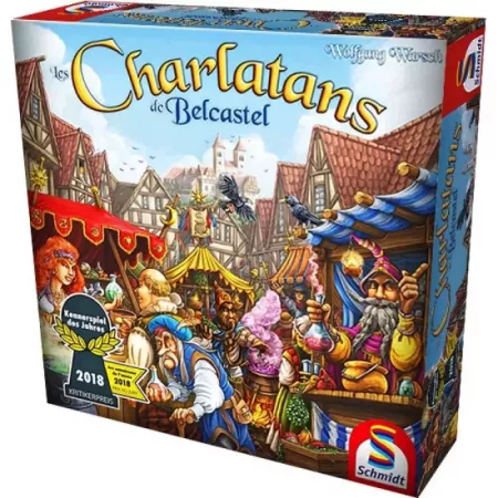 Jeu de gestion Les Charlatans de Belcastel - En Quête de Jeux