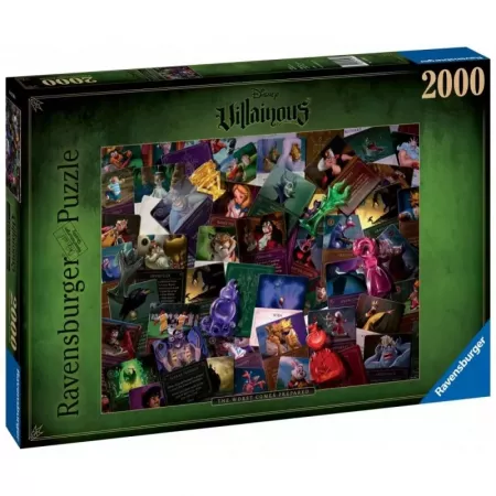Puzzle Disney Villainous - Les Méchants Disney - En quête de jeux