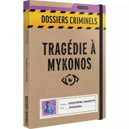 Jeu d'enquête Dossiers Criminels : Tragédie à Mykonos - En quête de jeux