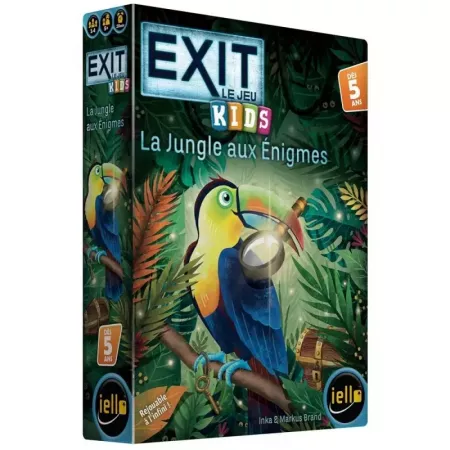 Jeu escape game enfant Exit! Kids : La jungle des énigmes - En quête de jeux