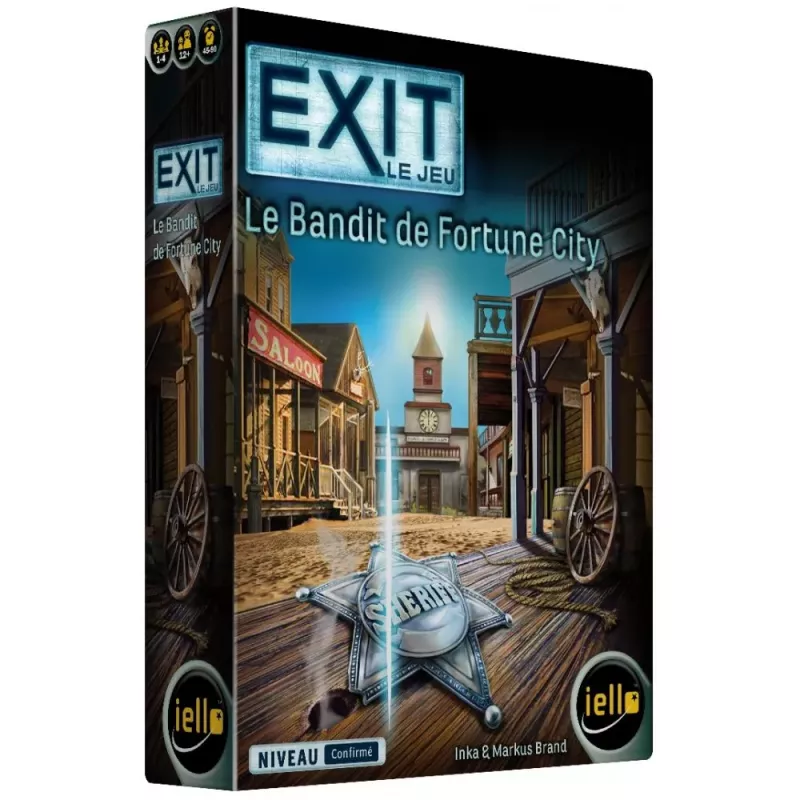 Jeu d'escape game Exit : Le Bandit de Fortune City - En quête de jeux