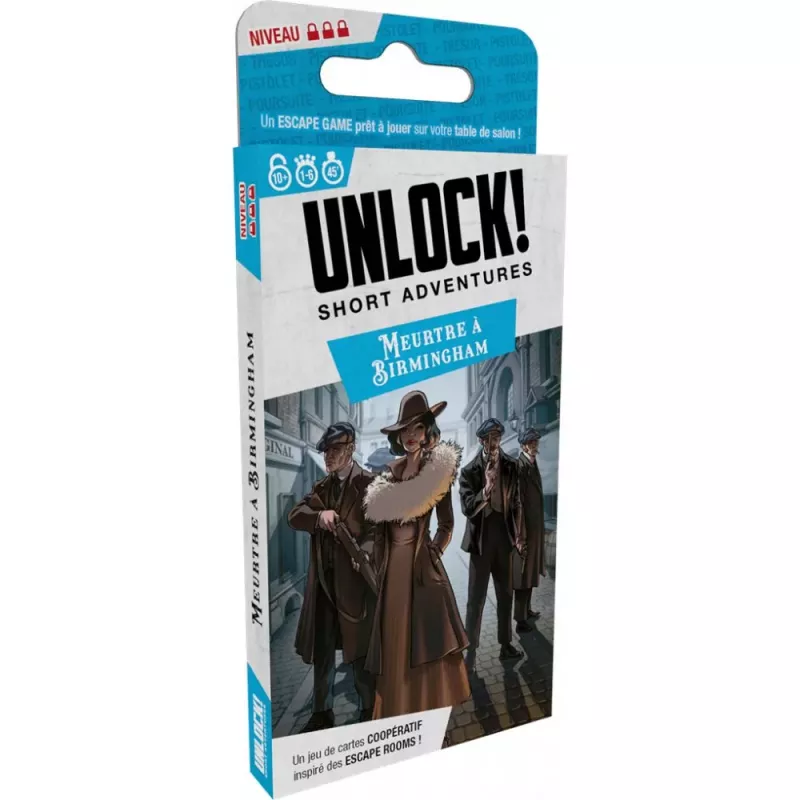 Jeu escape game Unlock! Short Adventures : Meurtre à Birmingham - En quête de jeux