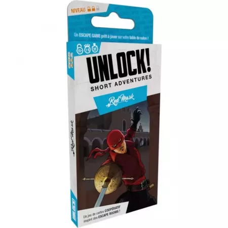 Jeu escape game Unlock! Short Adventures : Red Mask - En quête de jeux