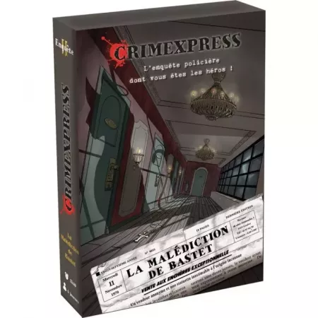 Jeu d'enquête Crimexpress : La malédiction de Bastet - En quête de jeux