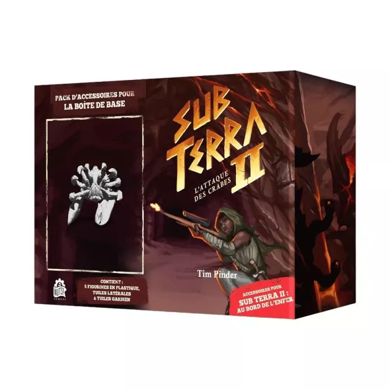 Jeu de survie Sub Terra 2 - Pack de figurines : L'attaque des crabes - En quête de jeux