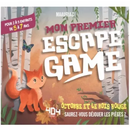 Mon premier escape game - Octobre et le Bois Rouge - En Quête de Jeux