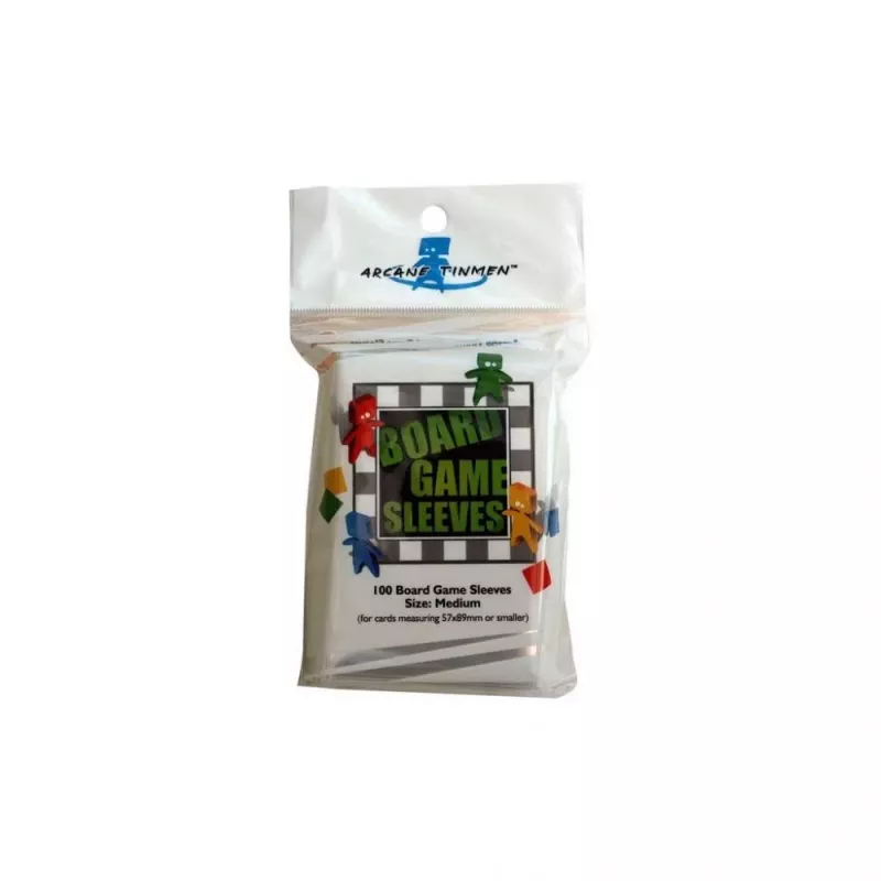 Board Game Sleeves - Medium - 57x89mm (x100) Board Game Sleeves - Medium - 57x89mm (x100)