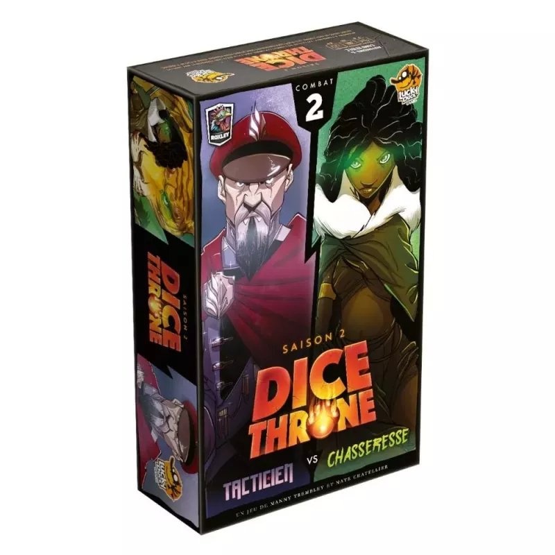 Dice Throne Saison 2 - Tacticien VS Chasseresse