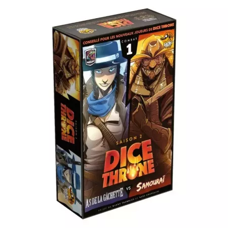 Dice Throne Saison 2 - As de la gâchette VS Samouraï