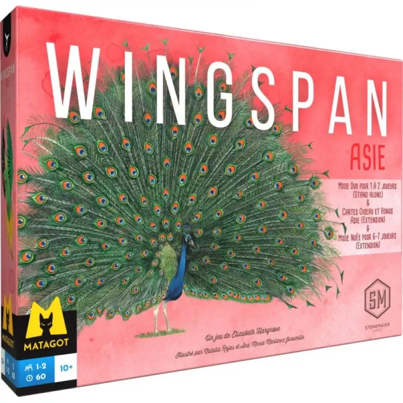 Wingspan - Asie - En Quête de Jeux Wingspan - Asie - En Quête de Jeux