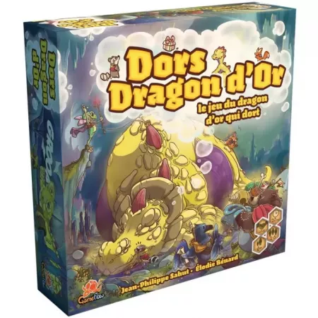 Jeu de mémoire et coopération - Dors dragon d'or - En quête de jeux