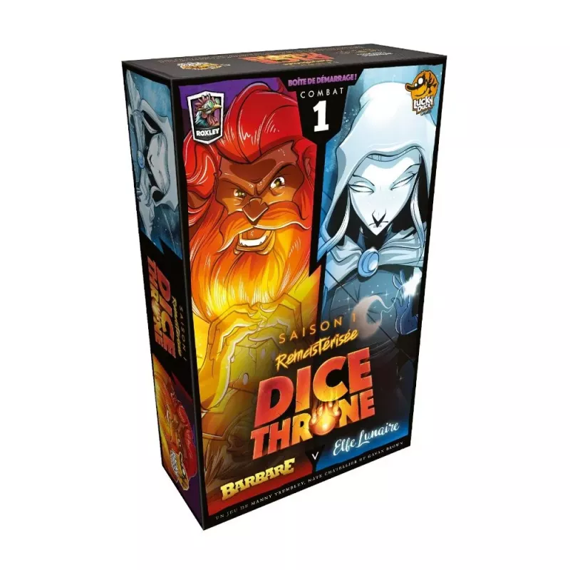 Dice Throne : Saison 1 - Barbare VS Elf Lunaire