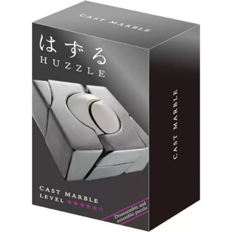 Casse-tête Métallique Huzzle - modèle Marble - En quête de jeux Casse-tête Métallique Huzzle - modèle Marble - En quête de jeux