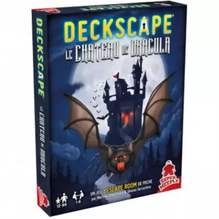 Jeu escape room - Deckscape : Le château de Dracula - En quête de jeux