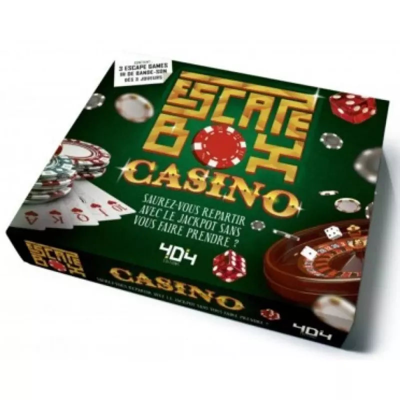 Escape Box - Casino - En Quête de Jeux Escape Box - Casino - En Quête de Jeux