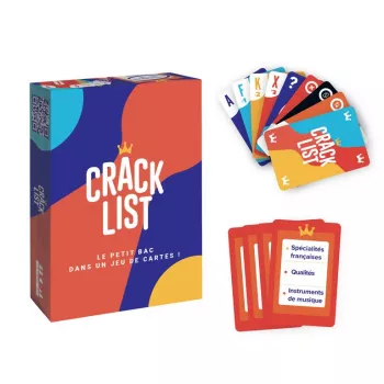 Jeu d'ambiance Crack List - En quête de jeux