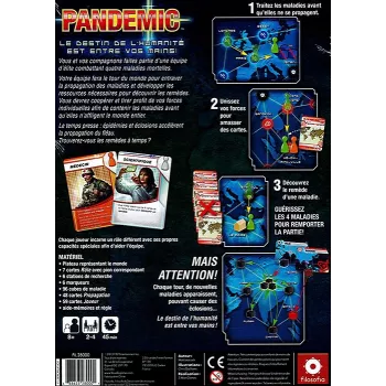 Jeu de plateau stratégique - Pandemic - En quête de jeux