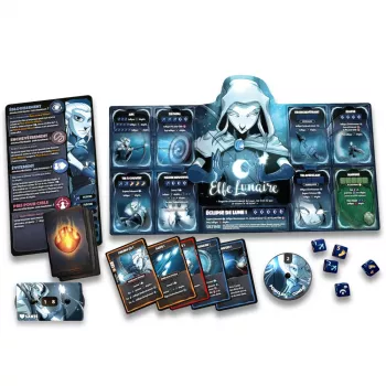 Dice Throne : Saison 1 - Barbare VS Elf Lunaire