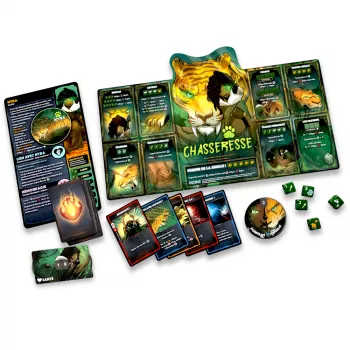 Dice Throne Saison 2 - Tacticien VS Chasseresse