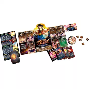 Jeu d'affrontement - Dice Throne Marvel : Black Panther, Captain Marvel, Black Widow, Dr Strange - En quête de jeux