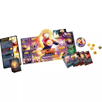 Jeu d'affrontement - Dice Throne Marvel : Black Panther, Captain Marvel, Black Widow, Dr Strange - En quête de jeux