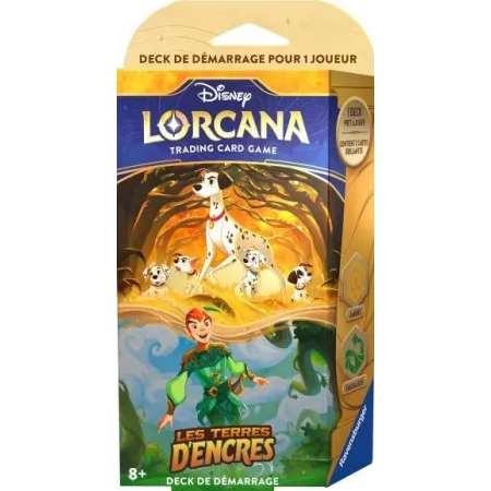 TCG Lorcana - Chapitre 3 : Deck de démarrage :  Peter Pan et Pongo - En Quête de Jeux