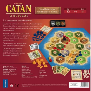 Jeu de plateau stratégique - Catan - Le jeu de base - En quête de jeux