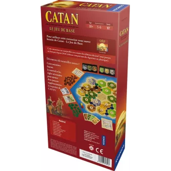 Jeu de plateau stratégique - Catan - Le jeu de base -  5/6 joueurs (Ext)) - En quête de jeux