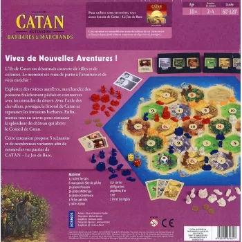 Jeu de plateau stratégique - Catan - Barbares et Marchands (Ext) - En quête de jeux
