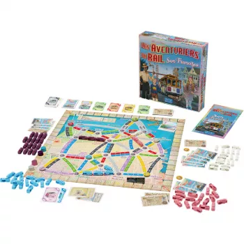 Les Aventuriers du Rail - San Francisco - En Quête de jeux