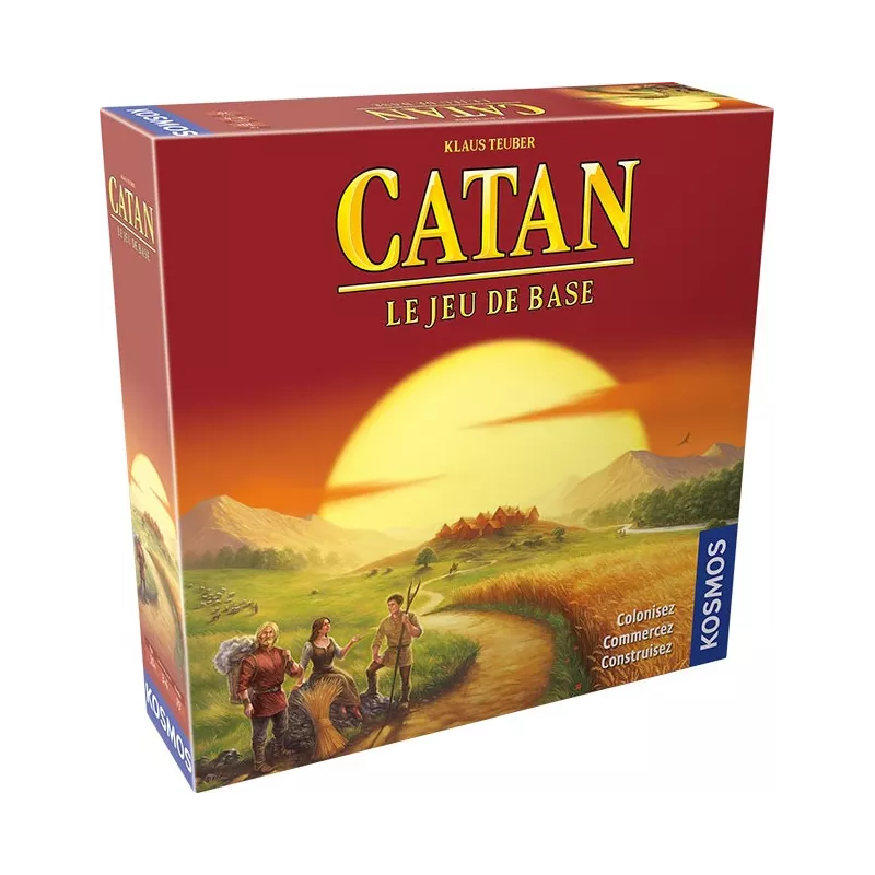 Jeu de plateau stratégique - Catan - Le jeu de base - En quête de jeux