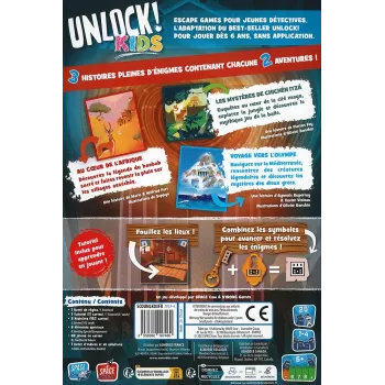 Jeu escape game Unlock! Kids : Histoires de légendes - En quête de jeux