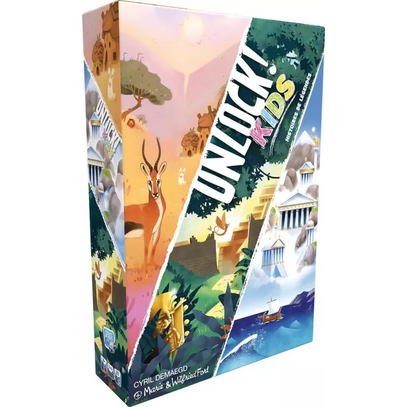 Jeu escape game Unlock! Kids : Histoires de légendes - En quête de jeux